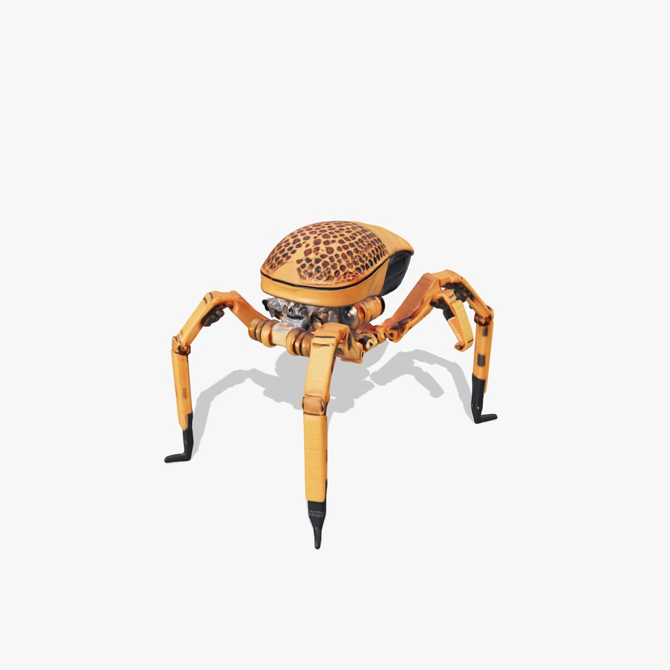 Spider Bot Exploration Drone Model Pack